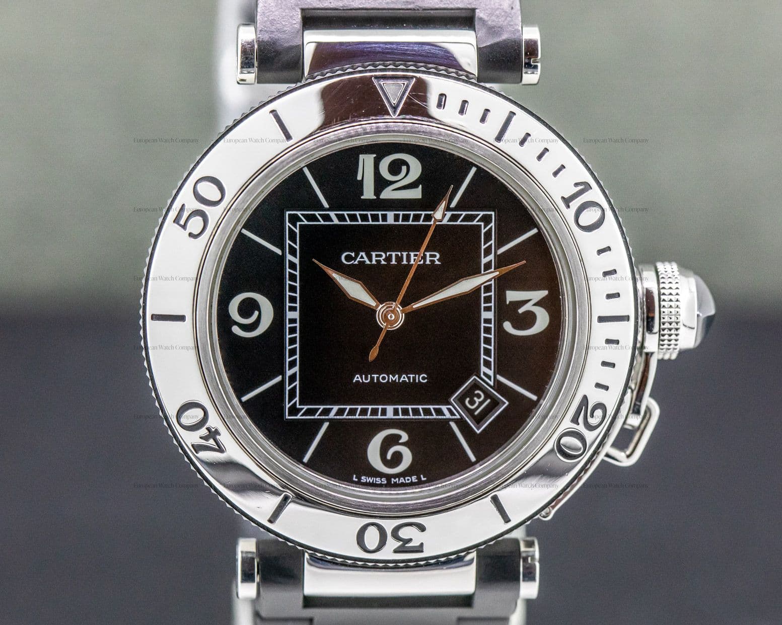 Cartier Pasha Seatimer  Rubber / SS 