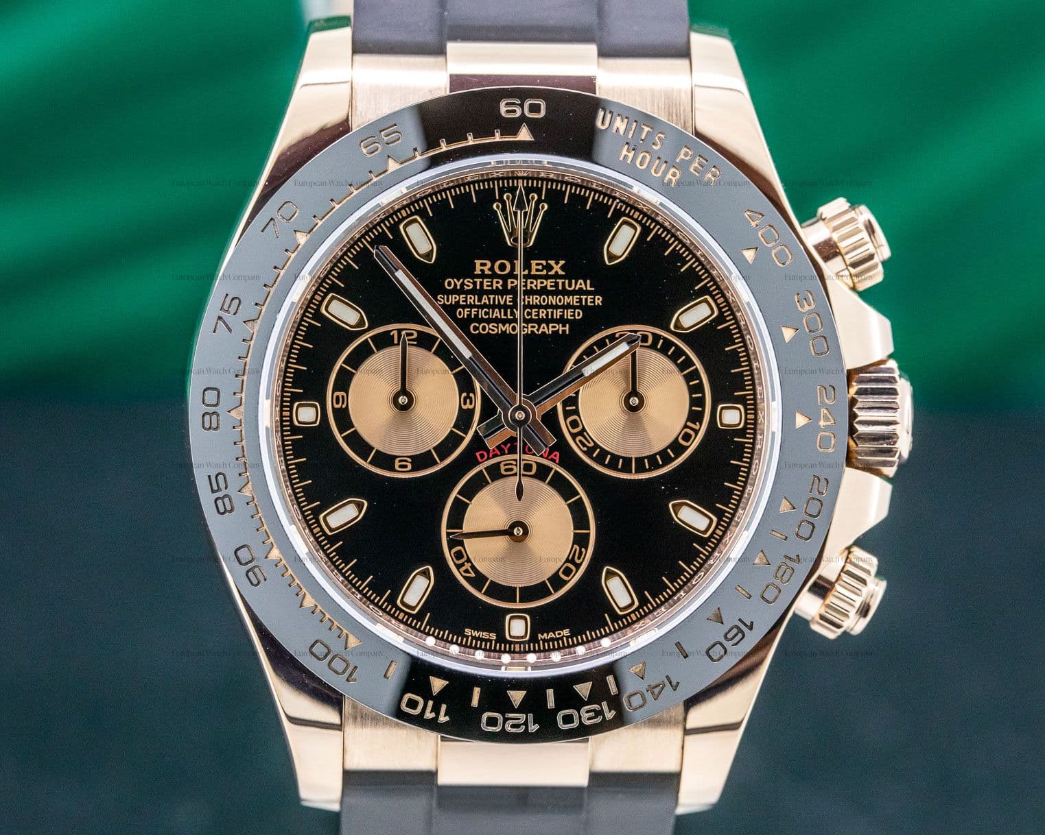 Rolex Cosmograph Daytona Ceramic 18K Everose Gold / Rose Dial 