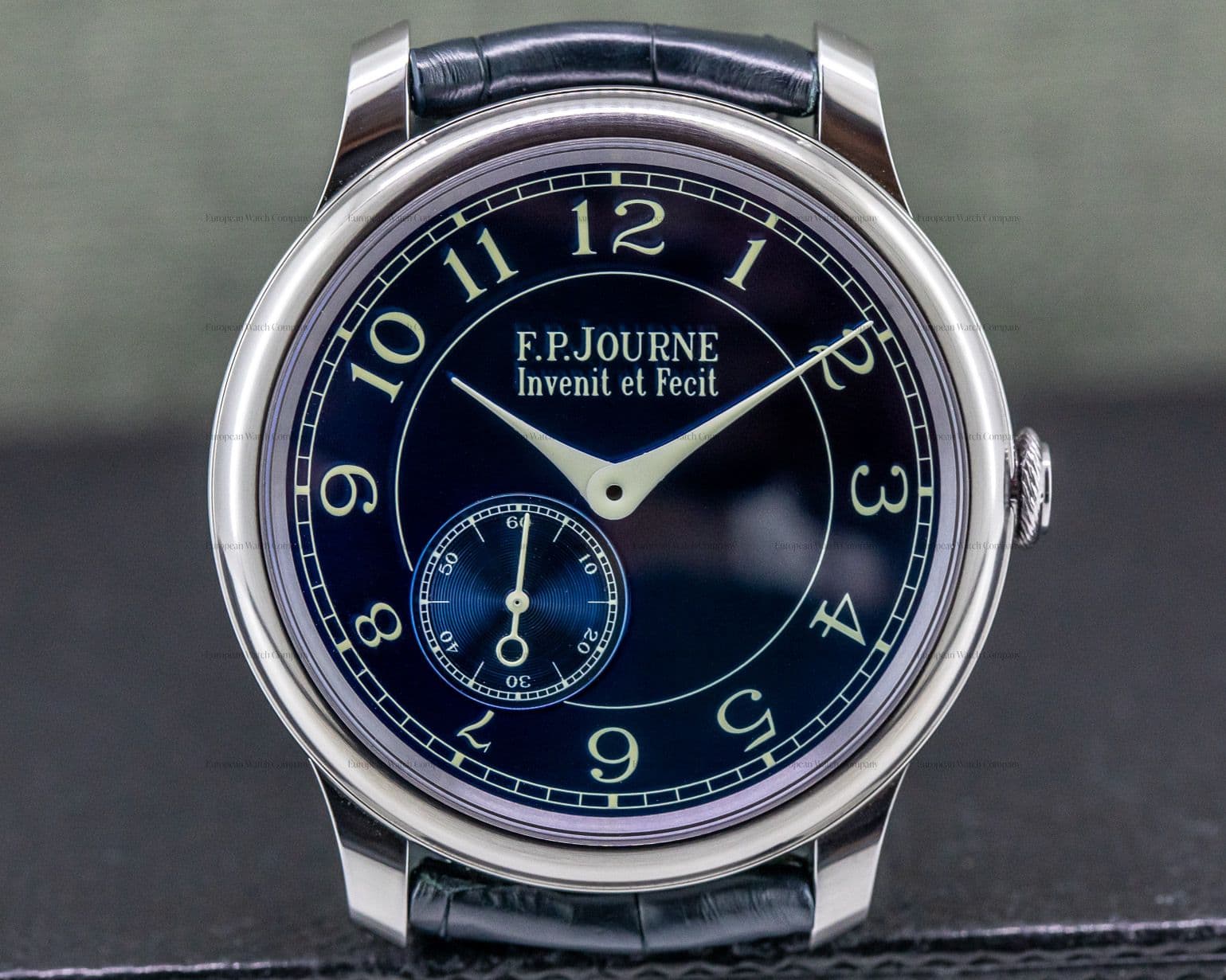 F. P. Journe Chronometre Bleu Tantalum Blue Dial 