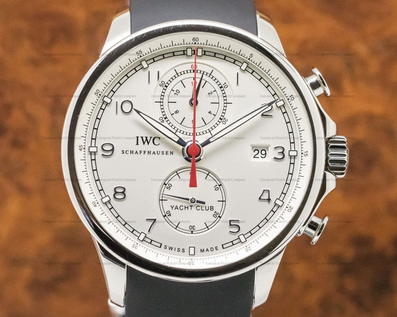 IWC Portuguese Yacht Club Flyback SS Silver Dial 