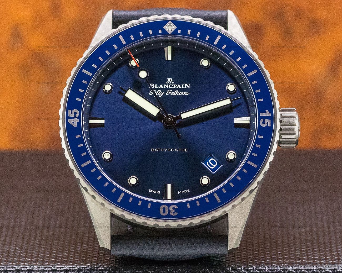 Blancpain Fifty Fathoms Bathyscaphe Ceramic Blue 