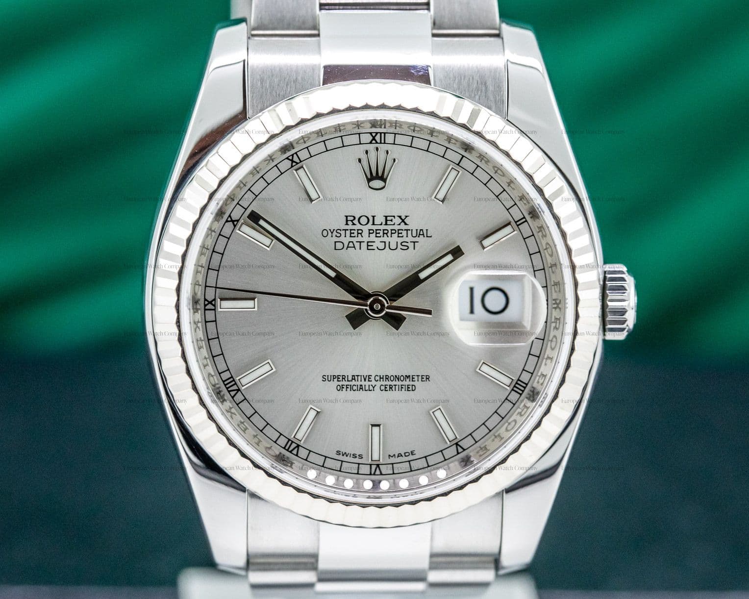 Rolex Datejust SS Oyster White Dial 