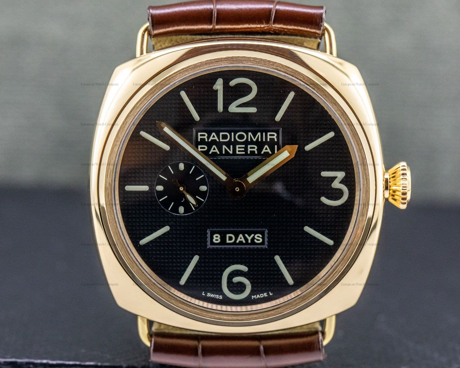 Panerai Radiomir 8 Days 18k Rose Gold 