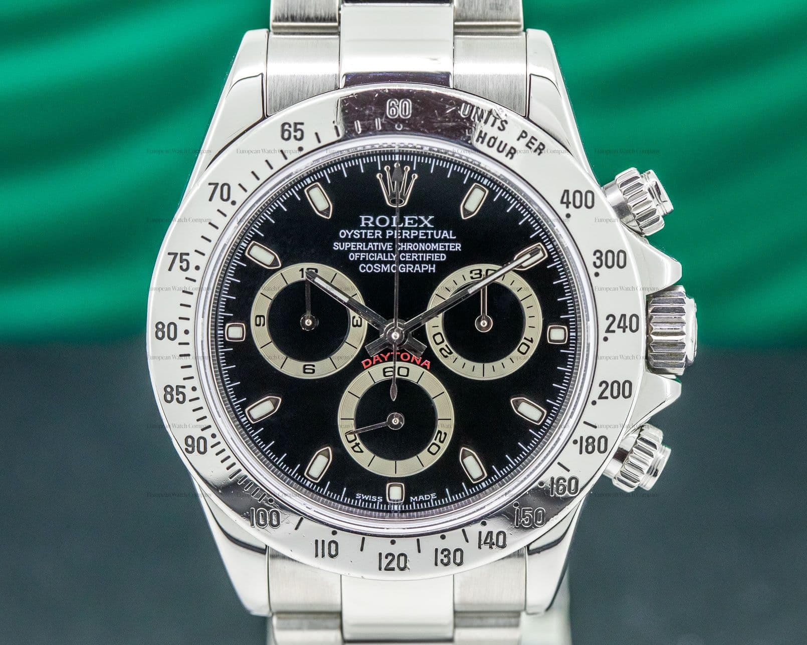 Rolex Daytona Black Dial SS FULL SET 