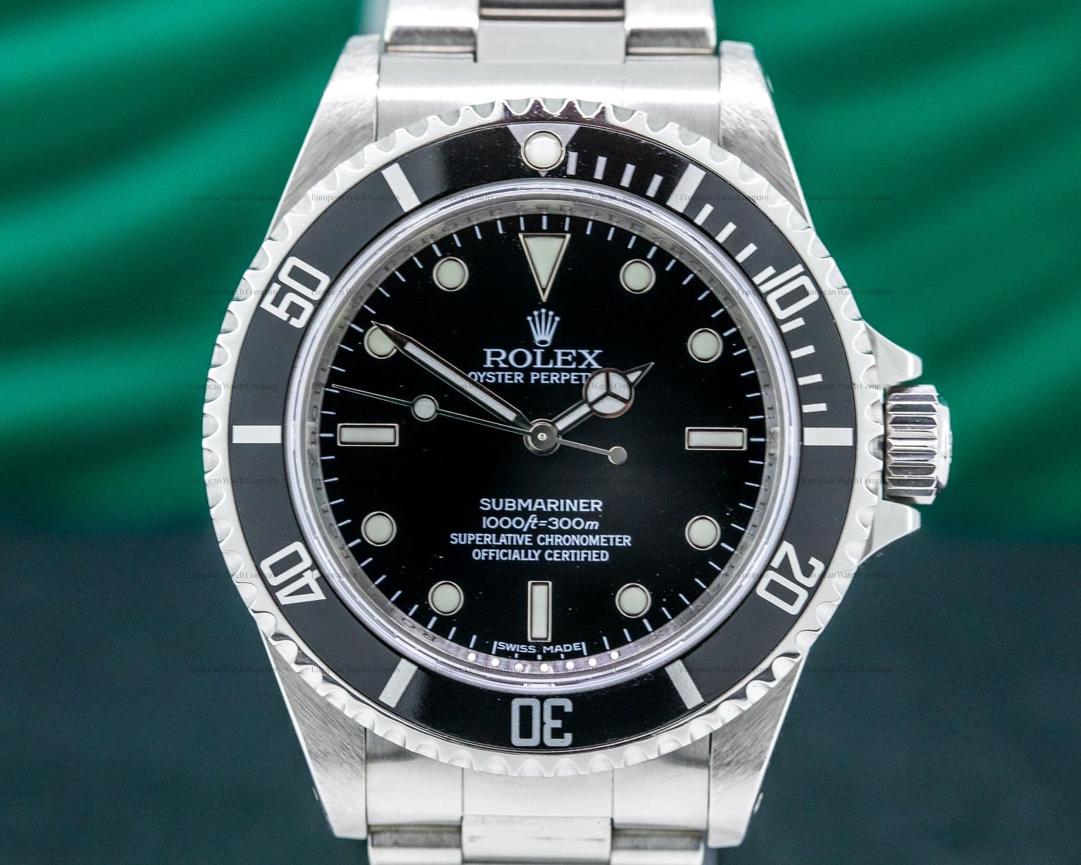 Rolex Submariner No Date SS 4 Line SHARP FULL SET 2010