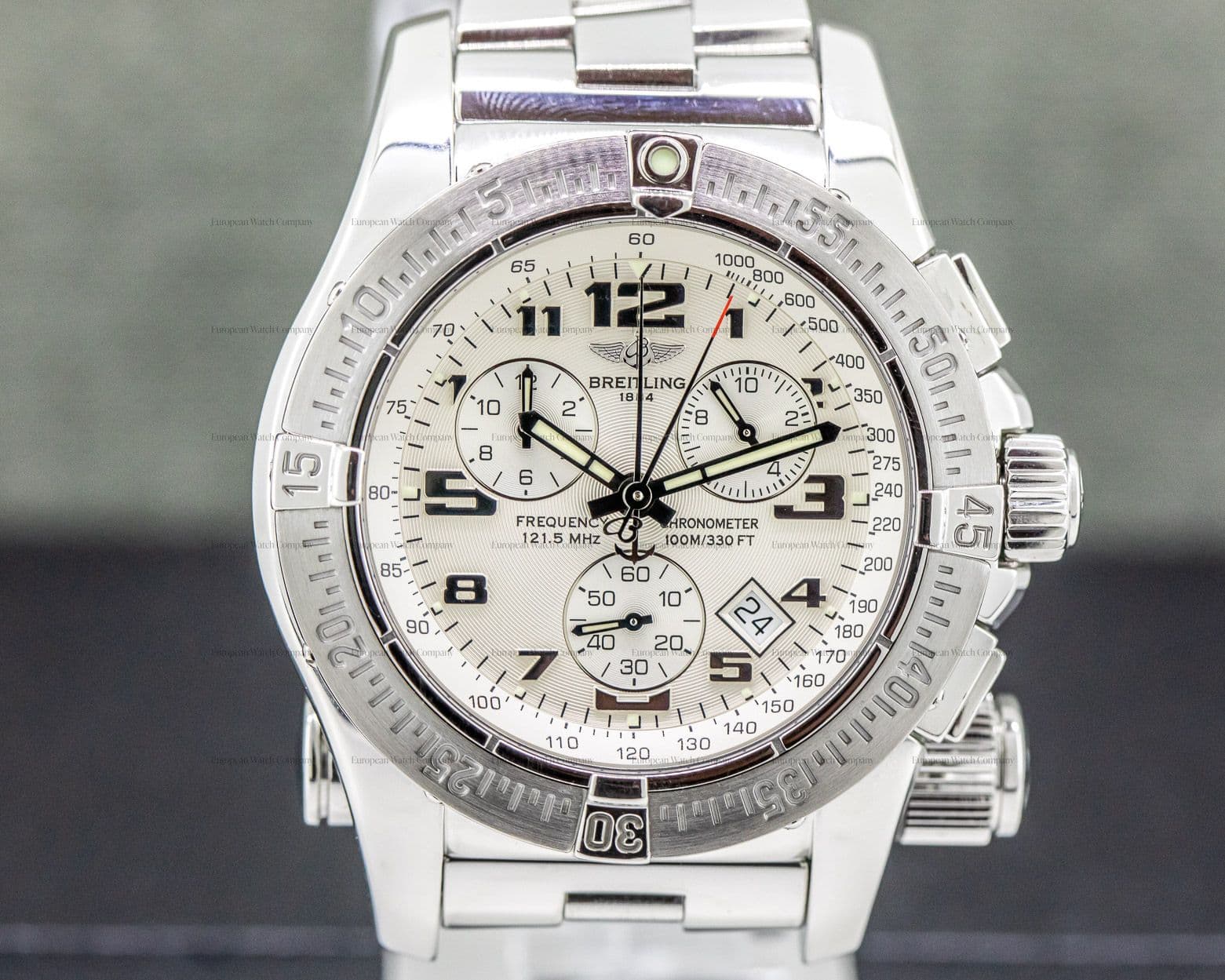 Breitling Emergency Mission White Dial Stainless Steel Bracelet