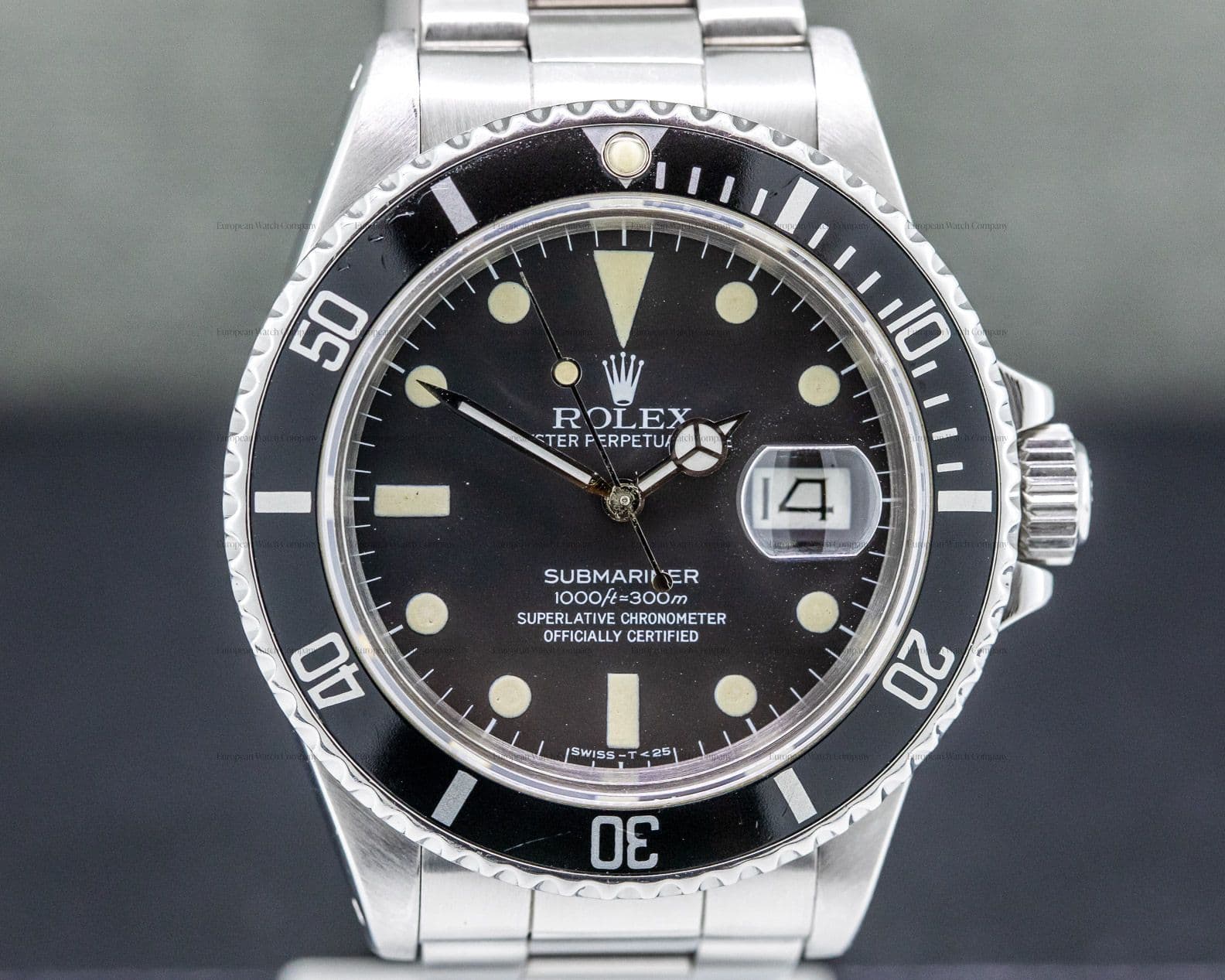 Rolex Submariner "Transitional" 168000 Matte Dial