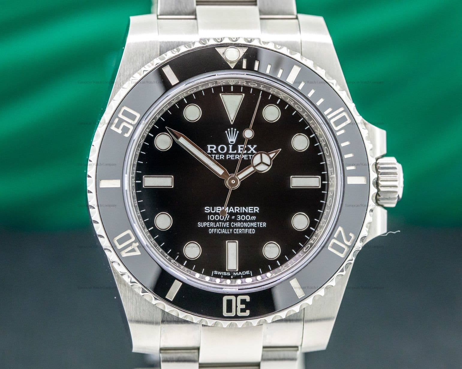 Rolex Submariner No Date Ceramic Bezel SS