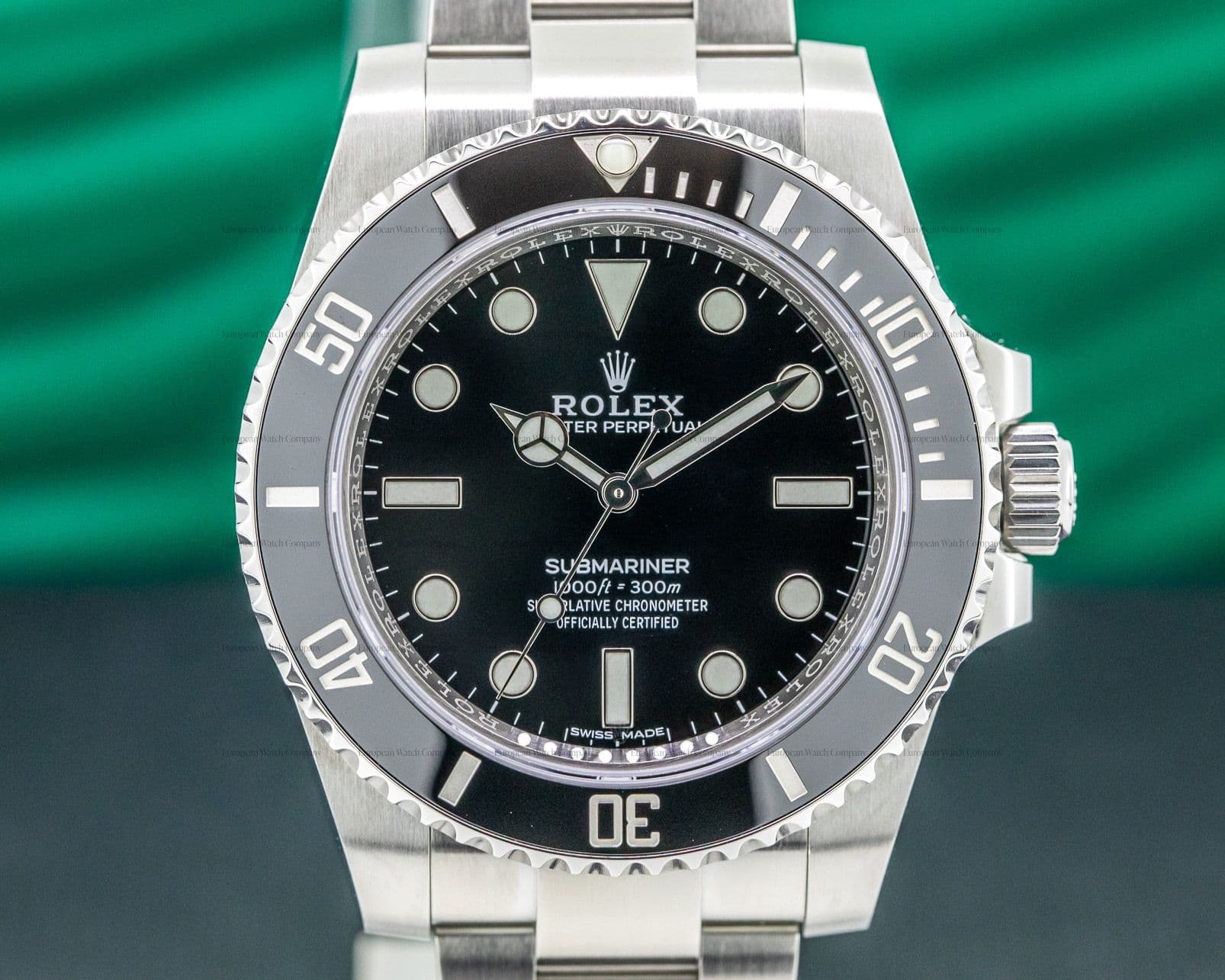 Rolex Submariner No Date Ceramic Bezel SS