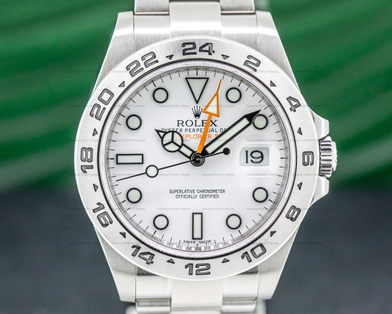 Rolex Explorer II White Dial SS / SS 