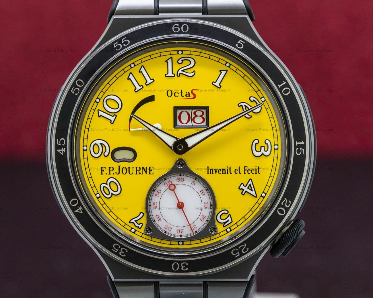 F. P. Journe Octa Sport Titanium Yellow Dial  