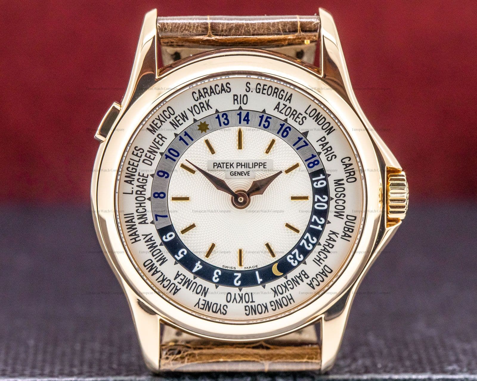 Patek Philippe World Time 18K Rose Gold