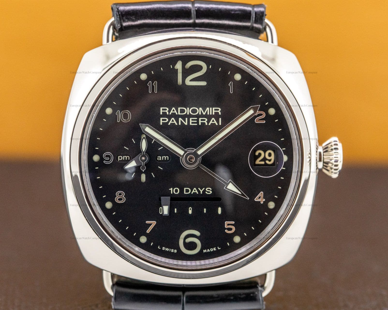 Panerai Radiomir 10 Days GMT Automatic "Oro Bianco" 45MM White Gold LIMITED