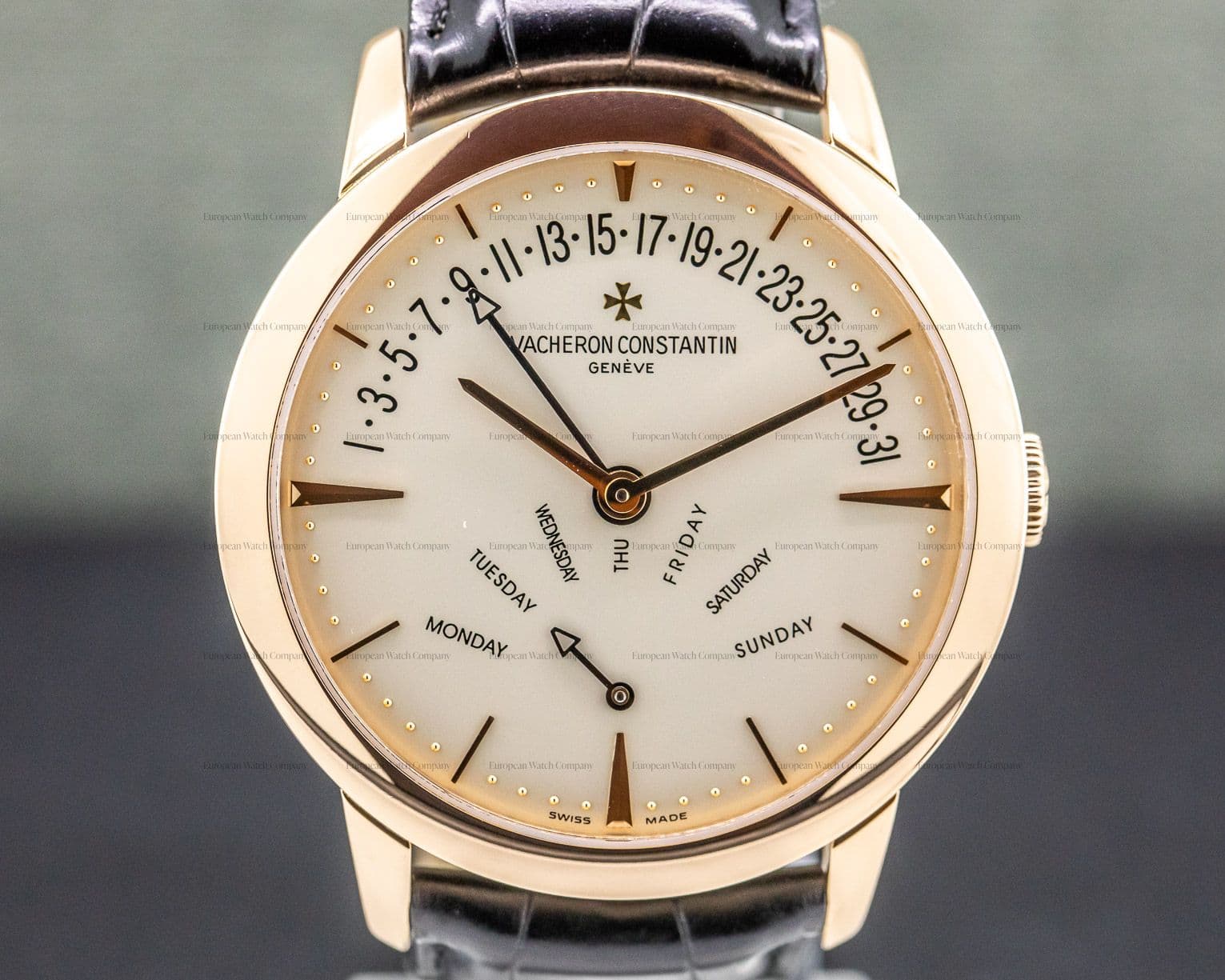 Vacheron Constantin Patrimony Bi Retrograde Day & Date 18K Rose Gold