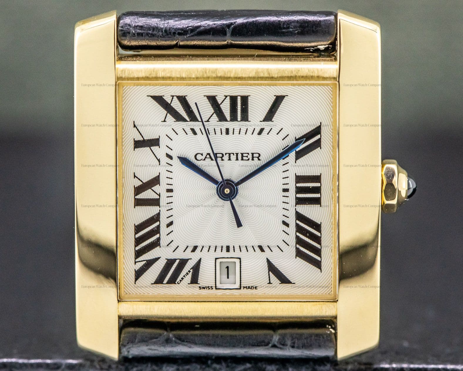 Cartier Tank Francaise 18K / Alligator Strap