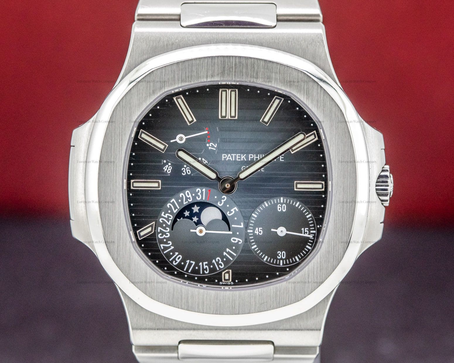 Patek Philippe Jumbo Nautilus Moonphase Power Reserve SS 