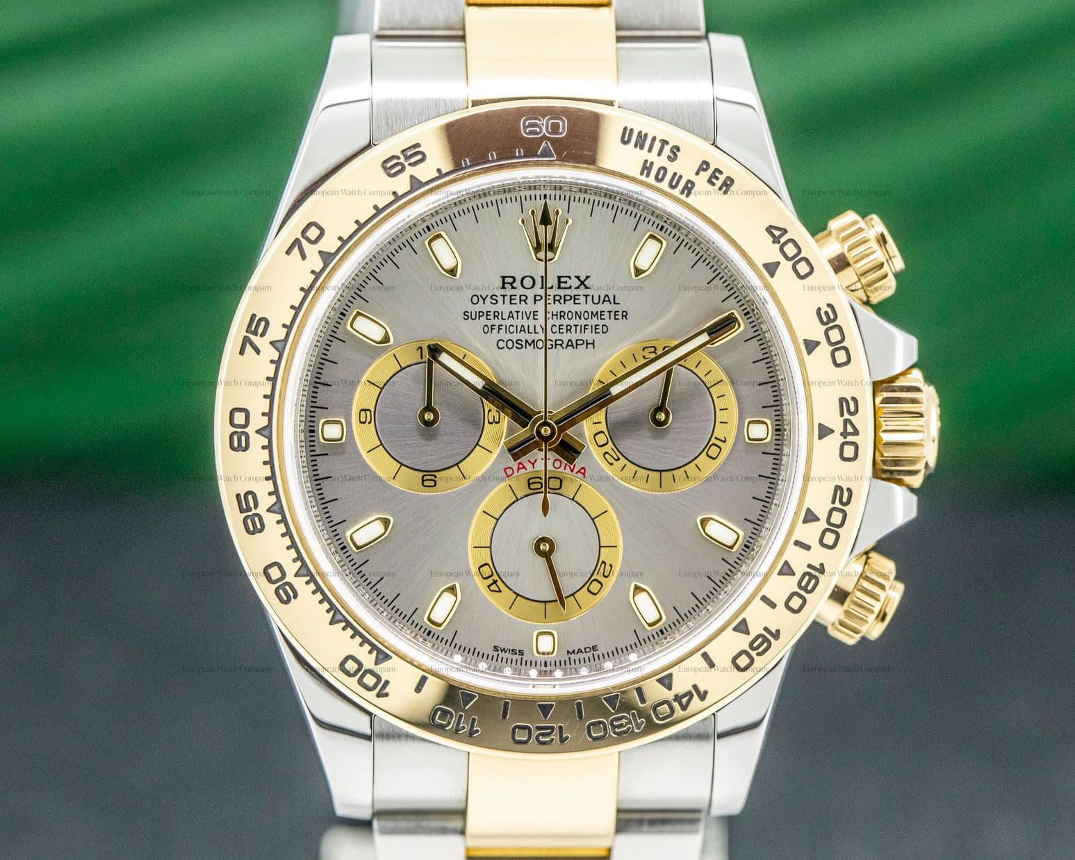 Rolex Daytona Slate Grey Dial 18K Yellow Gold / SS 