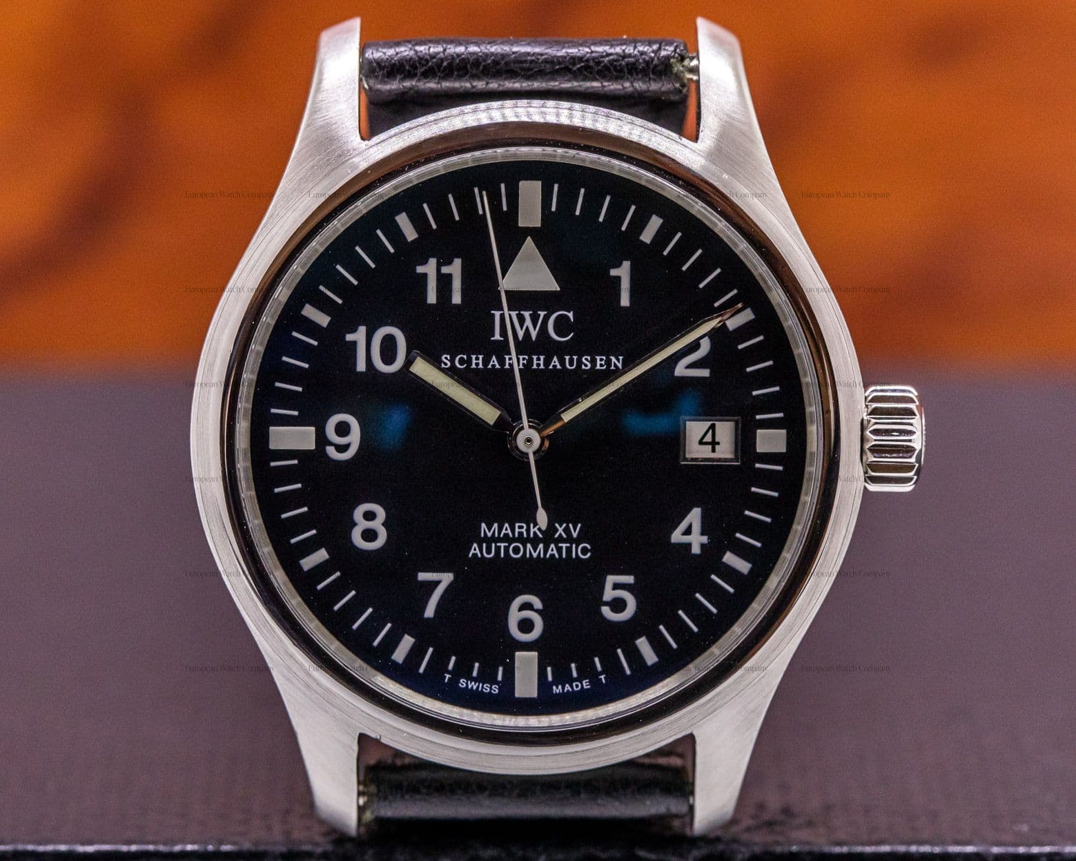 IWC Mark XV SS / Strap Black Dial 