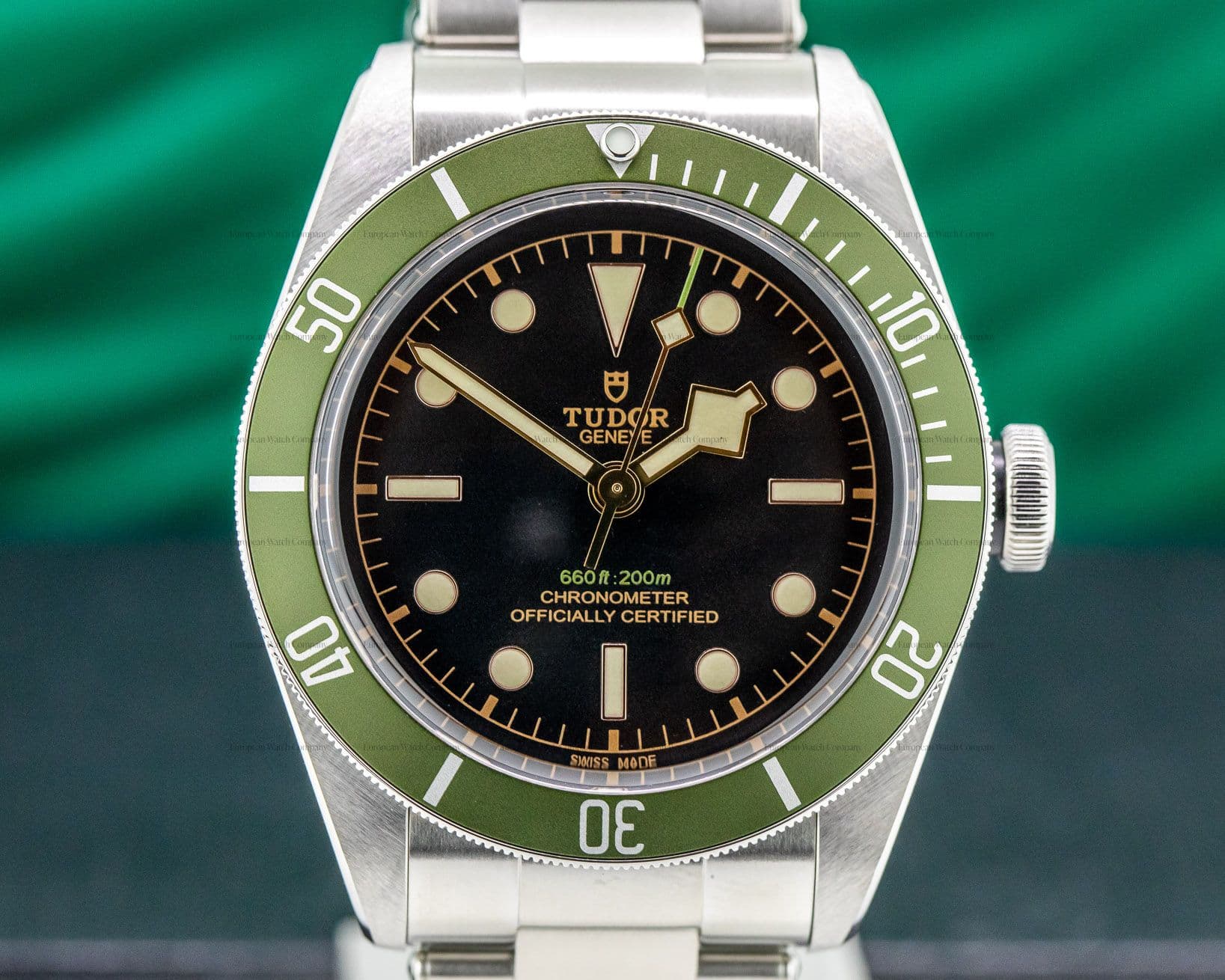 Tudor Tudor Heritage 79230G Black Bay Harrods Green SS / SS UNWORN