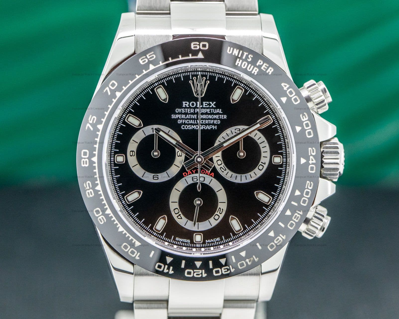 Rolex Daytona Ceramic Bezel SS / Black Dial 