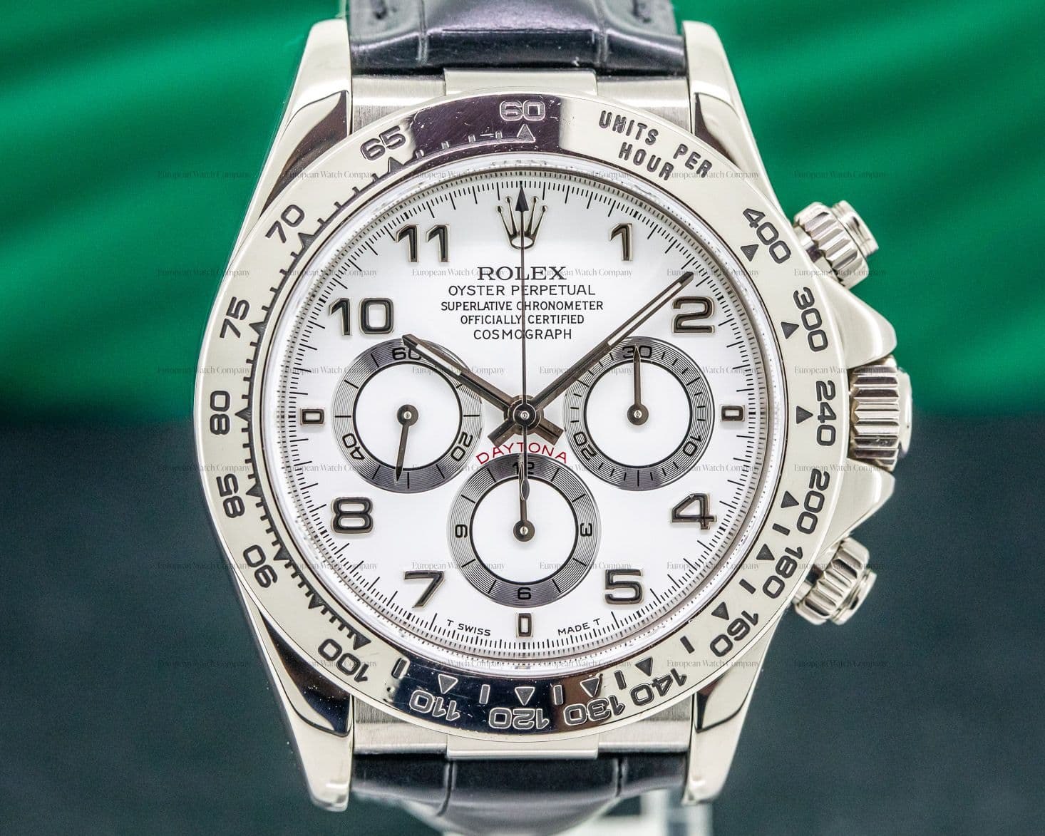 Rolex Daytona 18K White Gold Zenith Movement 