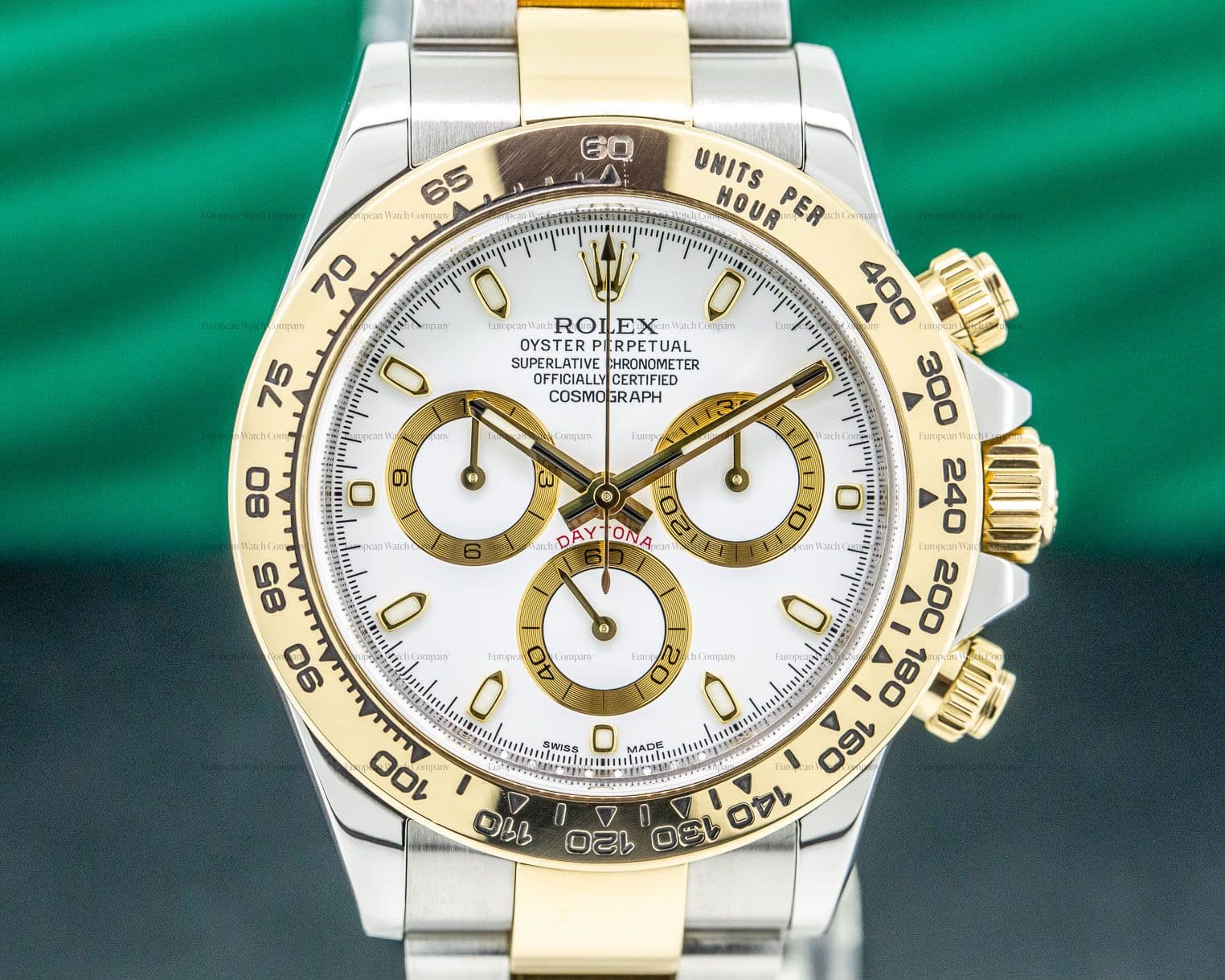 Rolex Daytona White Dial 18K / SS 