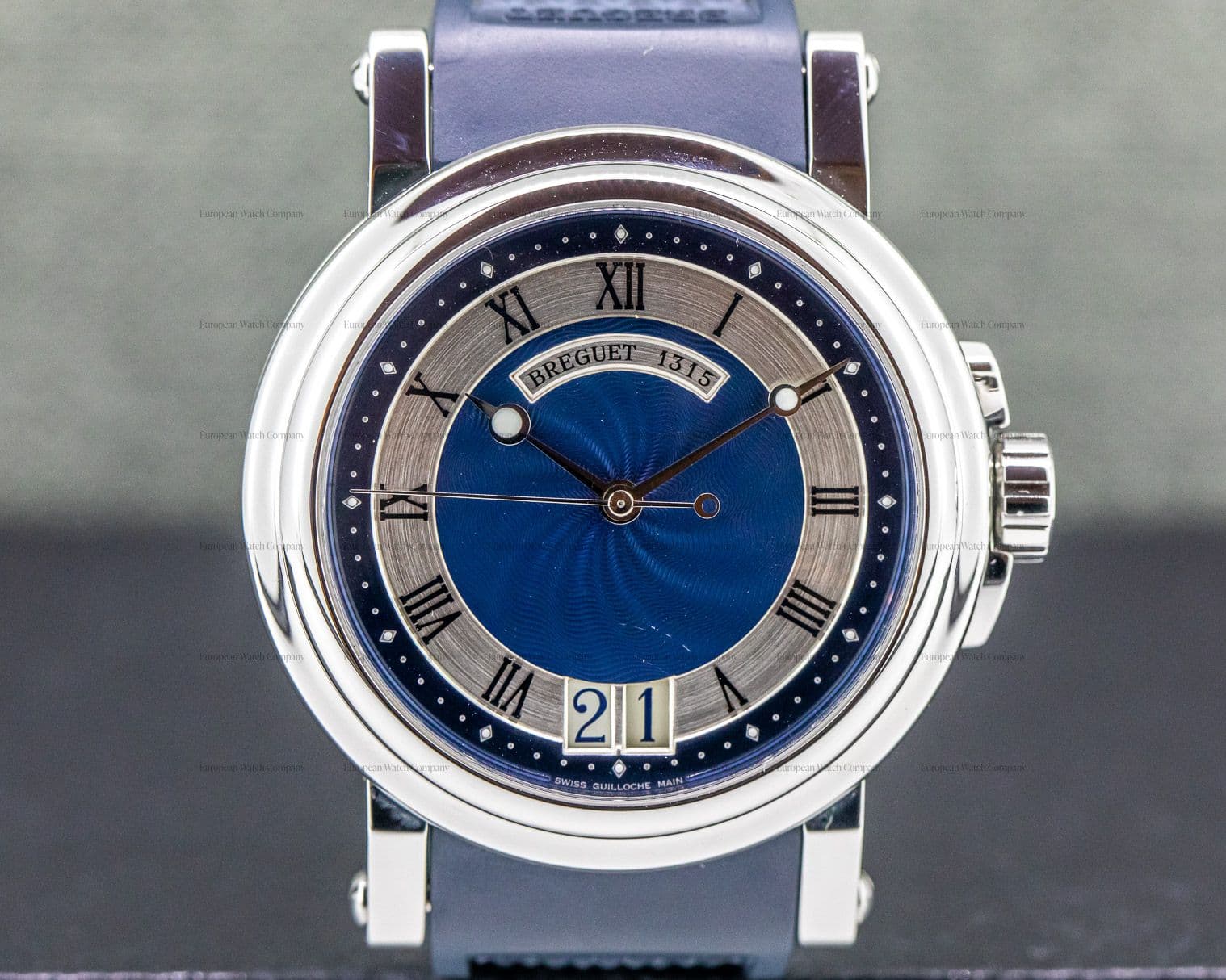 Breguet Marine Big Date Blue Dial SS / Rubber