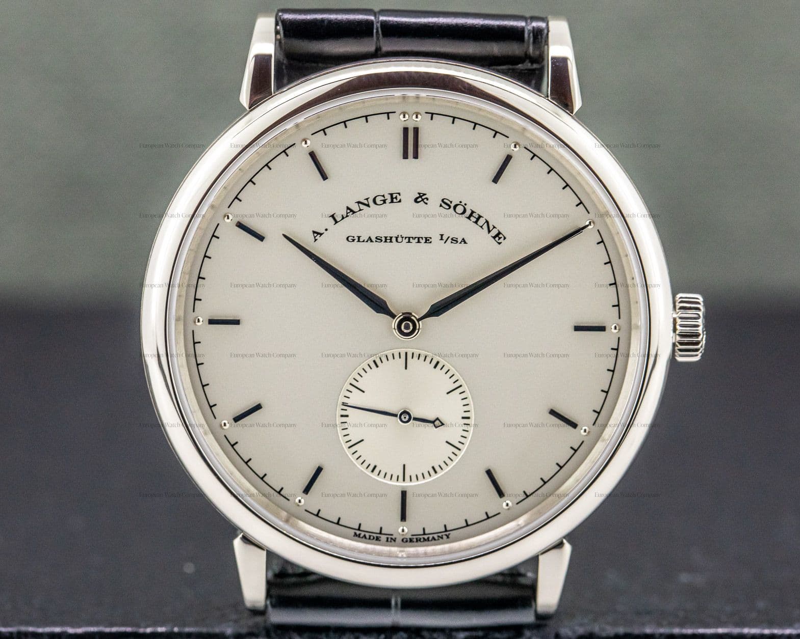 A. Lange and Sohne Saxonia Manual Wind 18K White Gold 
