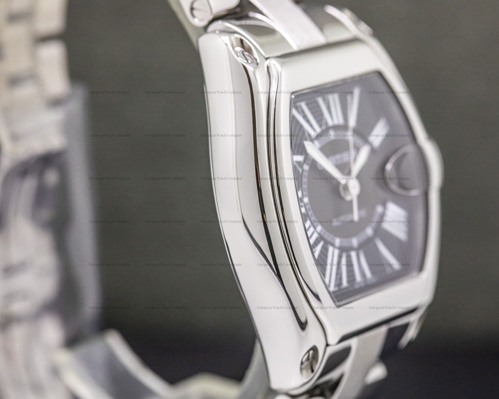 Cartier Roadster Black Dial SS / SS W62041V3 for Sale | European 