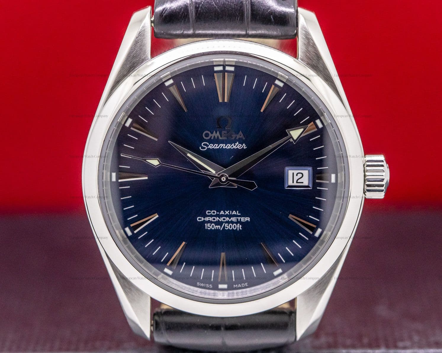 Omega Aqua Terra Co-Axial Date Blue Dial  