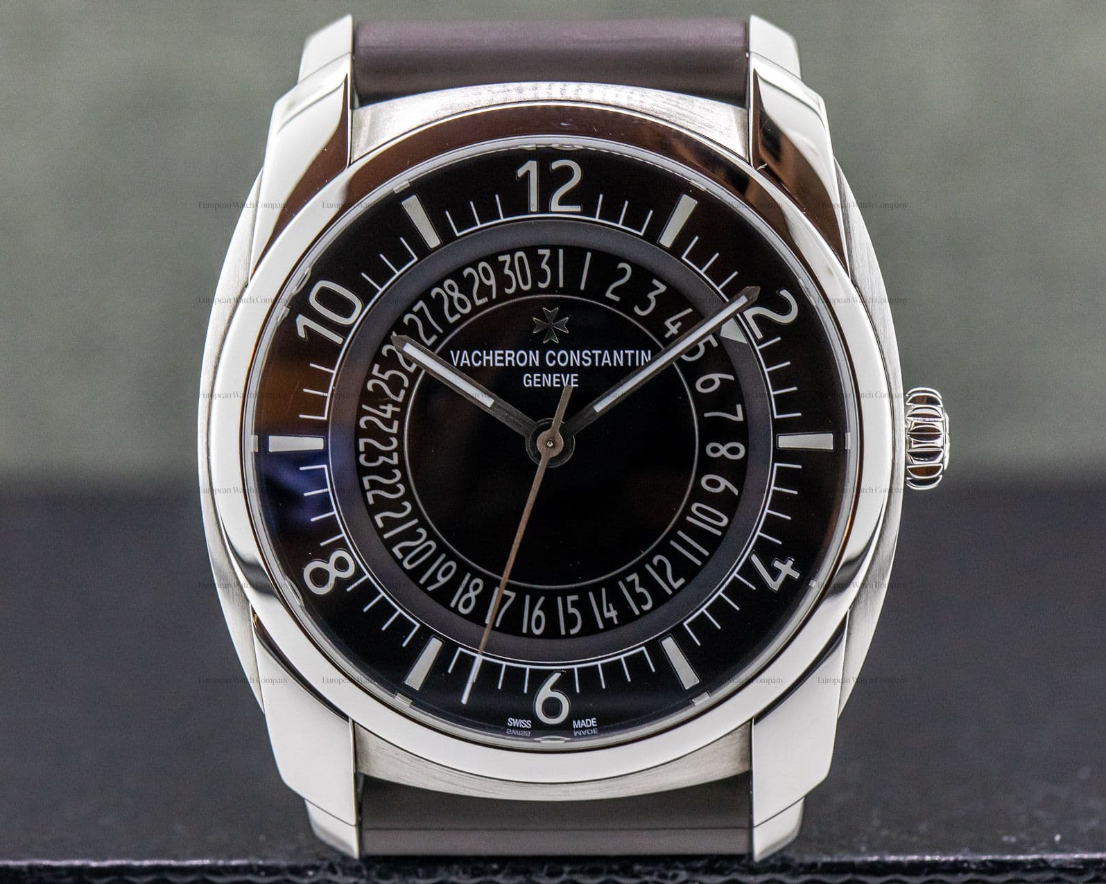 Vacheron Constantin Quai de L'ile Automatic SS Black Dial 