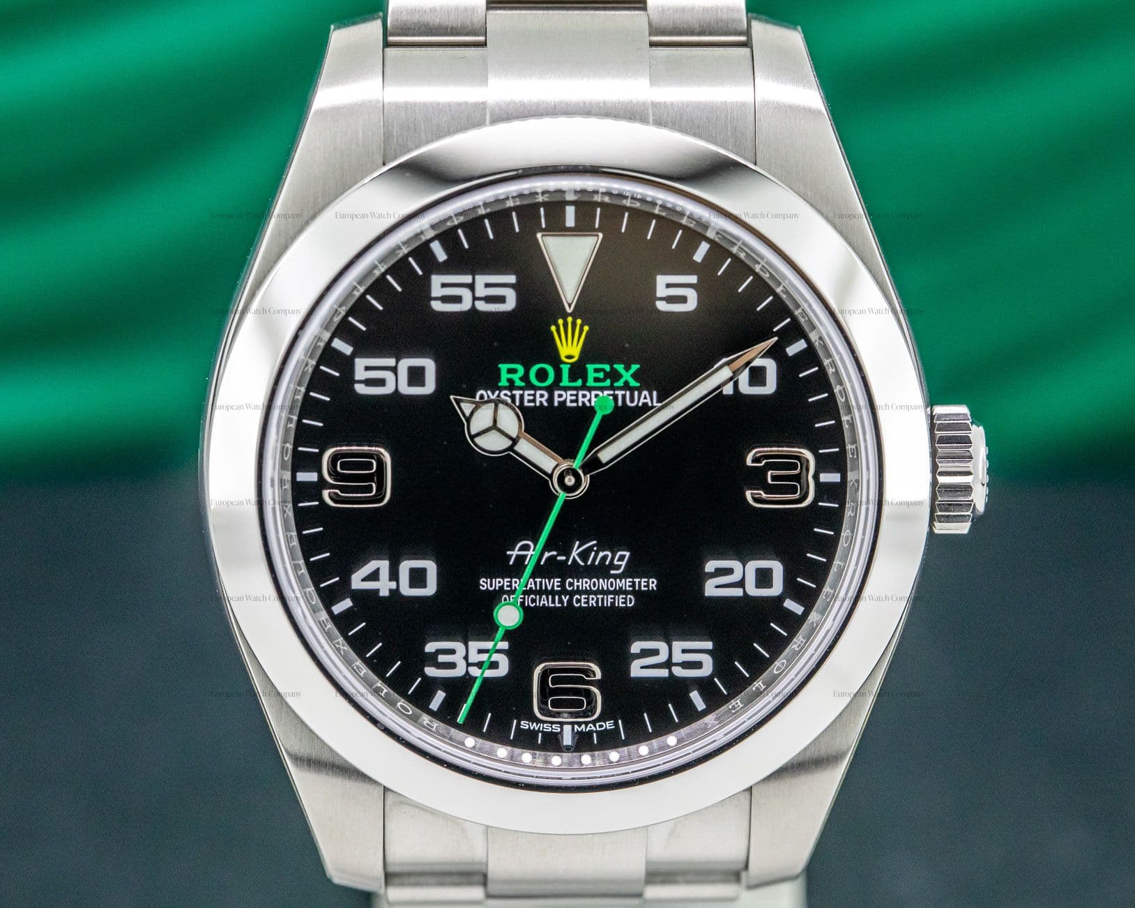 Rolex Air King Black Dial SS UNWORN