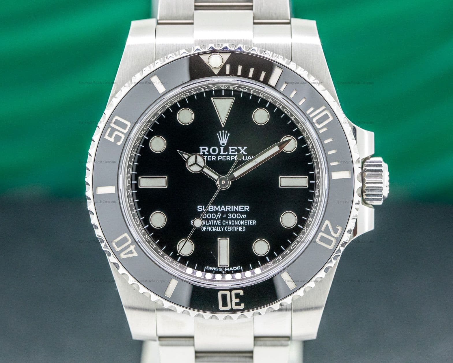 Rolex Submariner No Date Ceramic Bezel SS