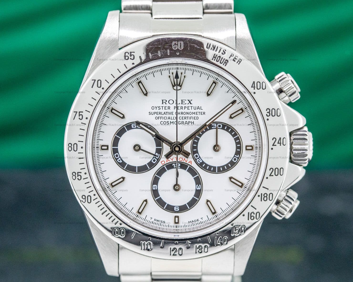 Rolex Daytona Zenith Movement White Dial SS 