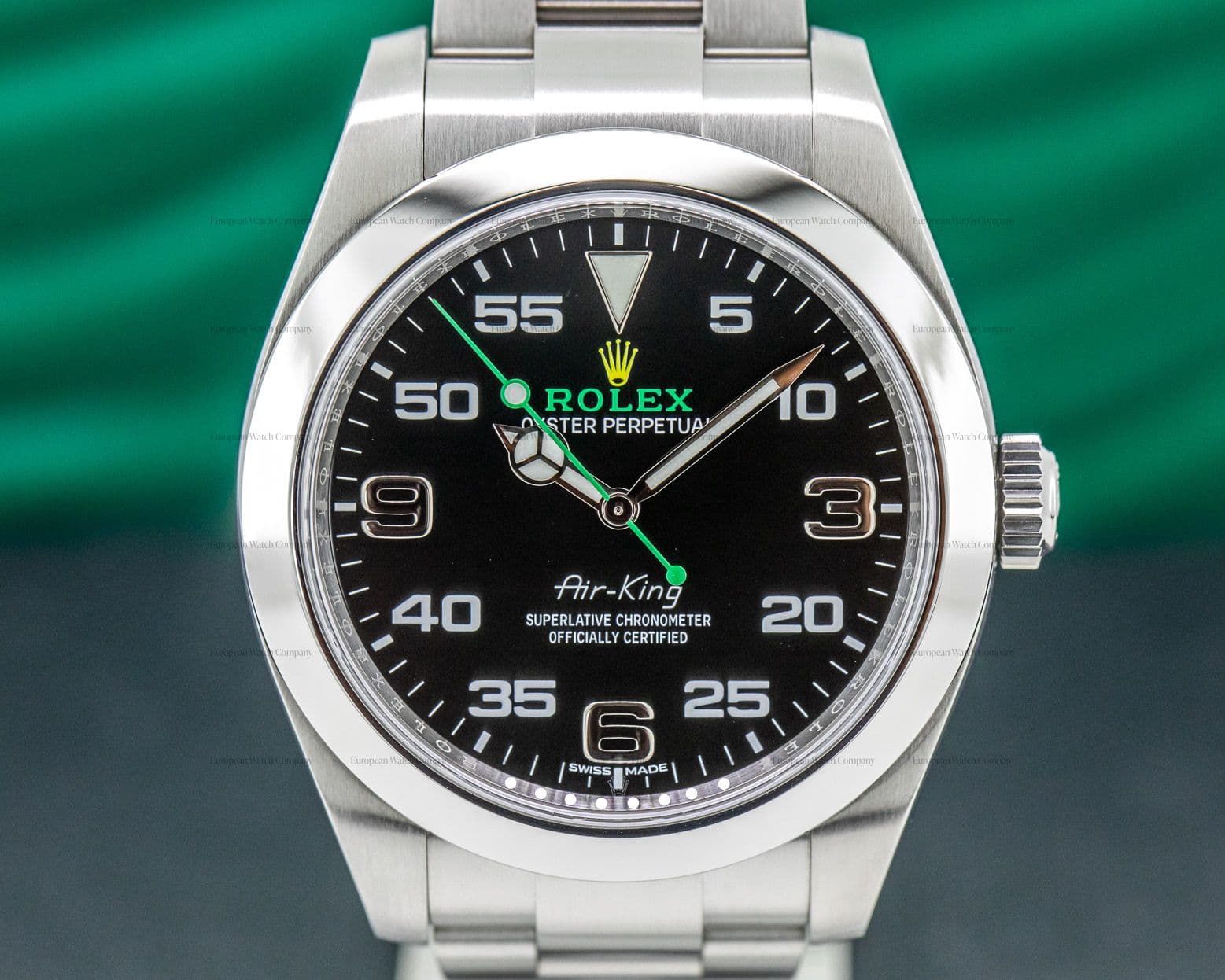 Rolex Air King OMAN KHANJAR Black Dial SS FULL SET