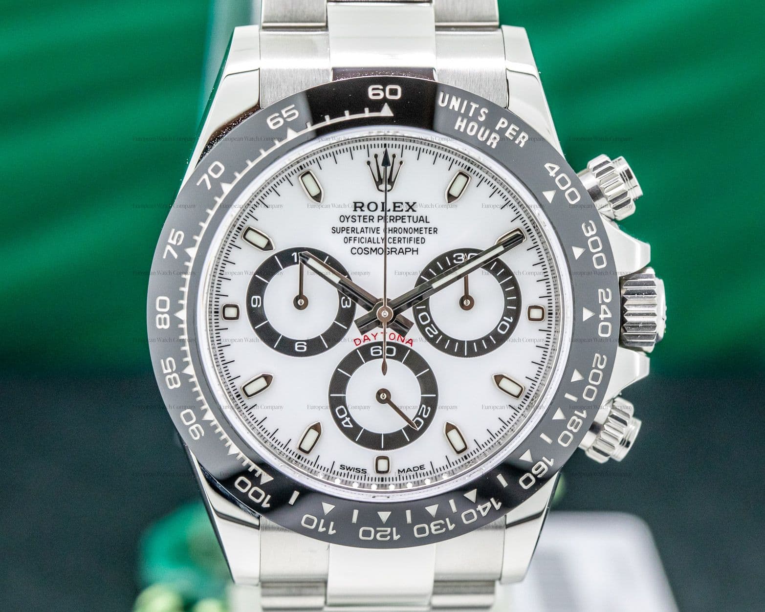 Rolex Daytona Ceramic Bezel SS / White Dial UNWORN