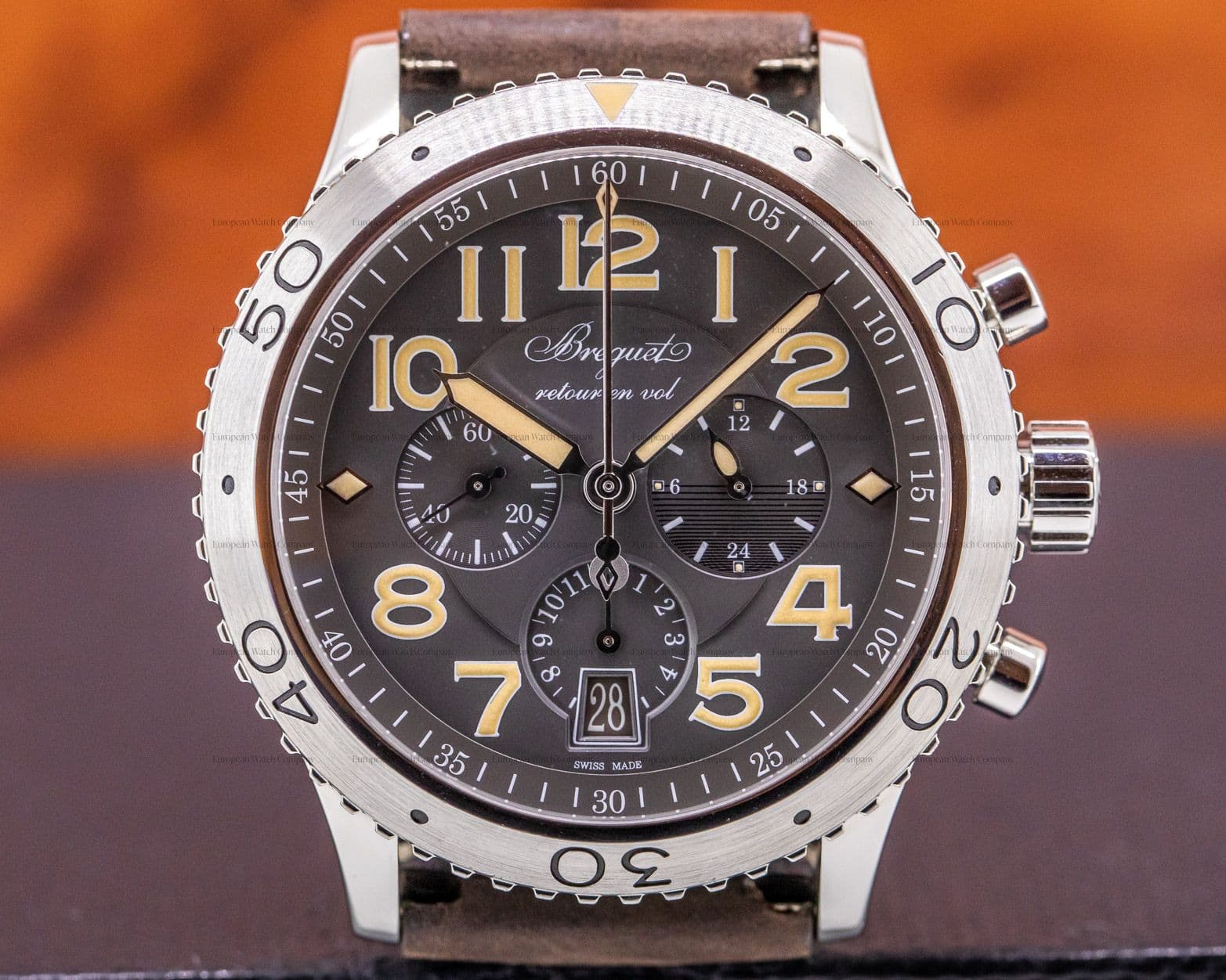 Breguet Type XXI Flyback SS Grey Dial 