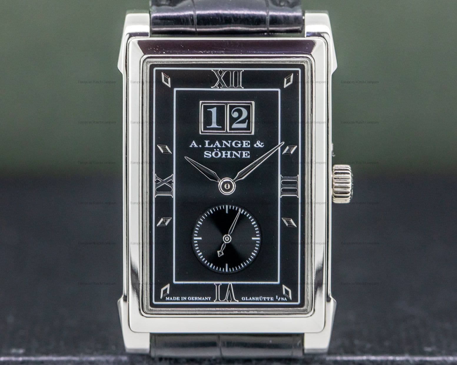 A. Lange and Sohne Cabaret Platinum Black Dial RARE