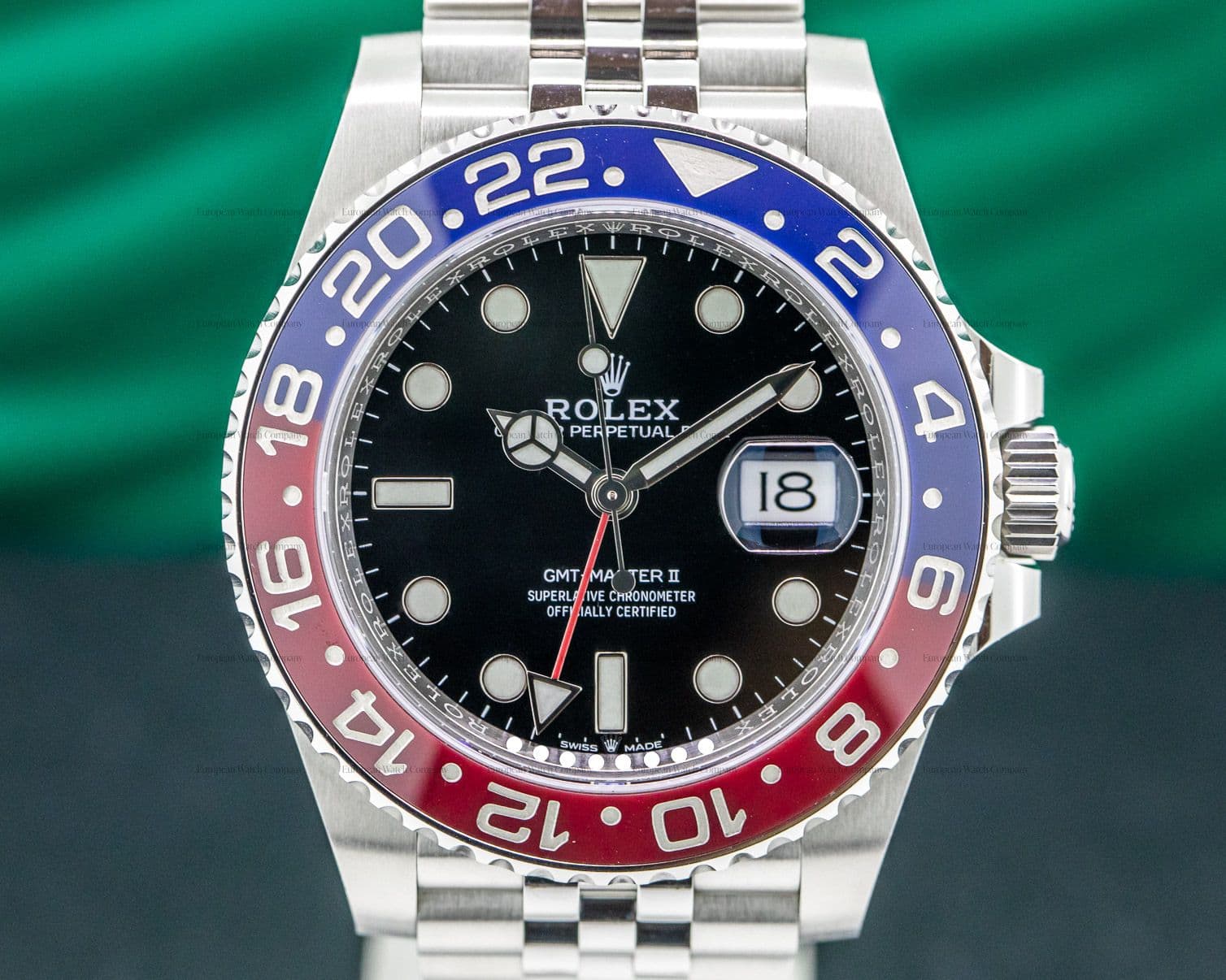 Rolex GMT Master II Ceramic "Pepsi" SS / Jubilee 