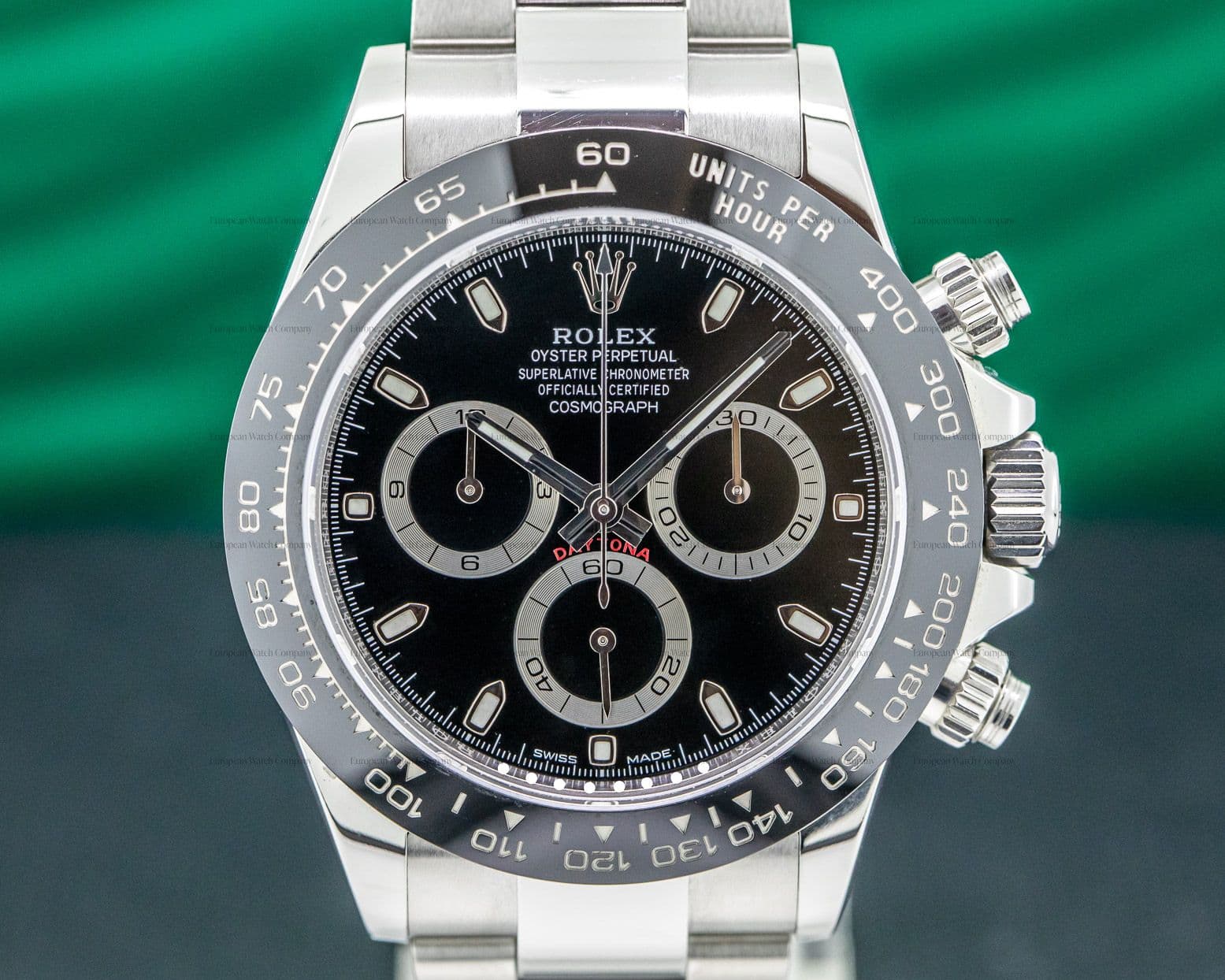 Rolex Daytona Ceramic Bezel SS / Black Dial 