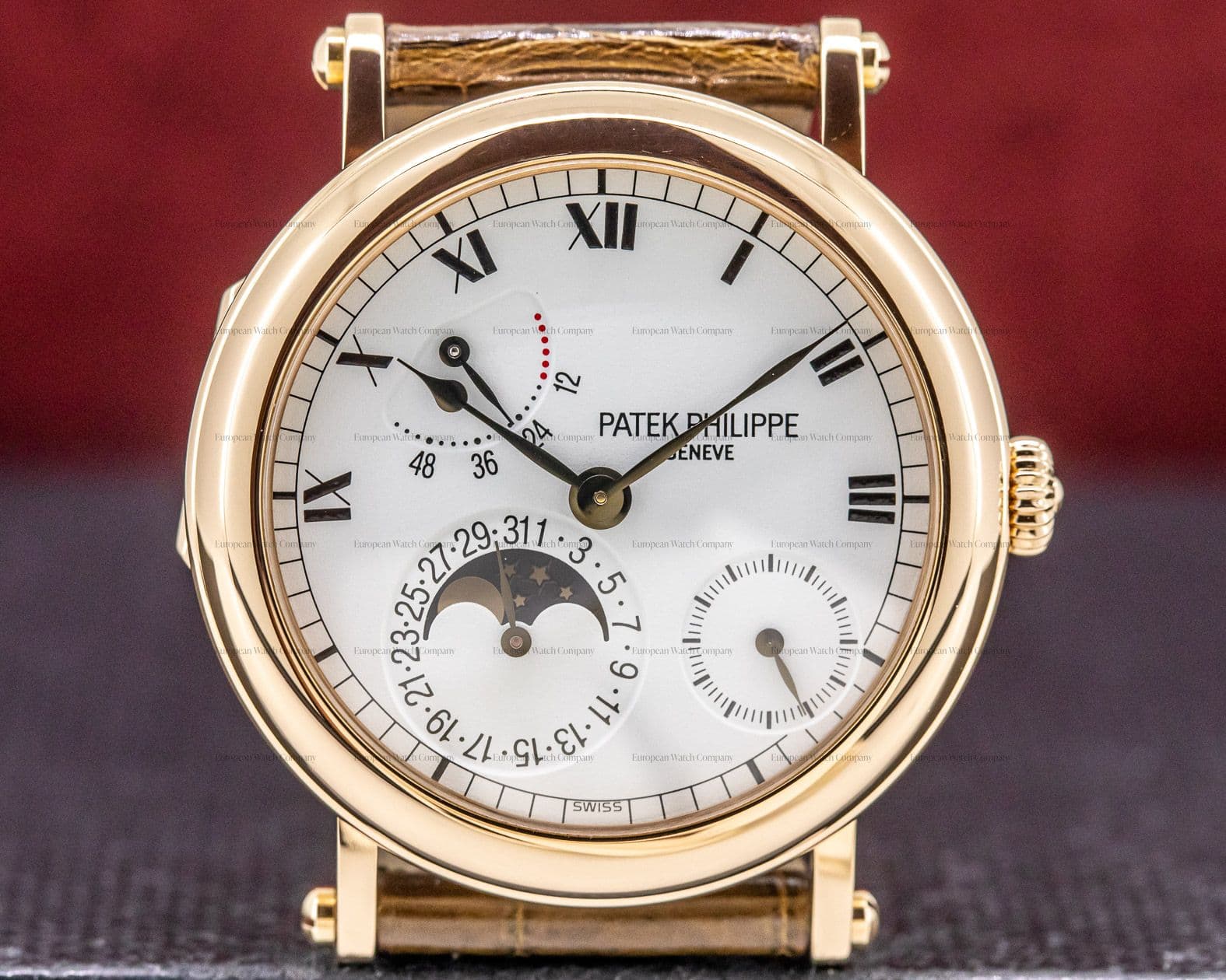 Patek Philippe Power Reserve Moonphase 18K Rose Gold 