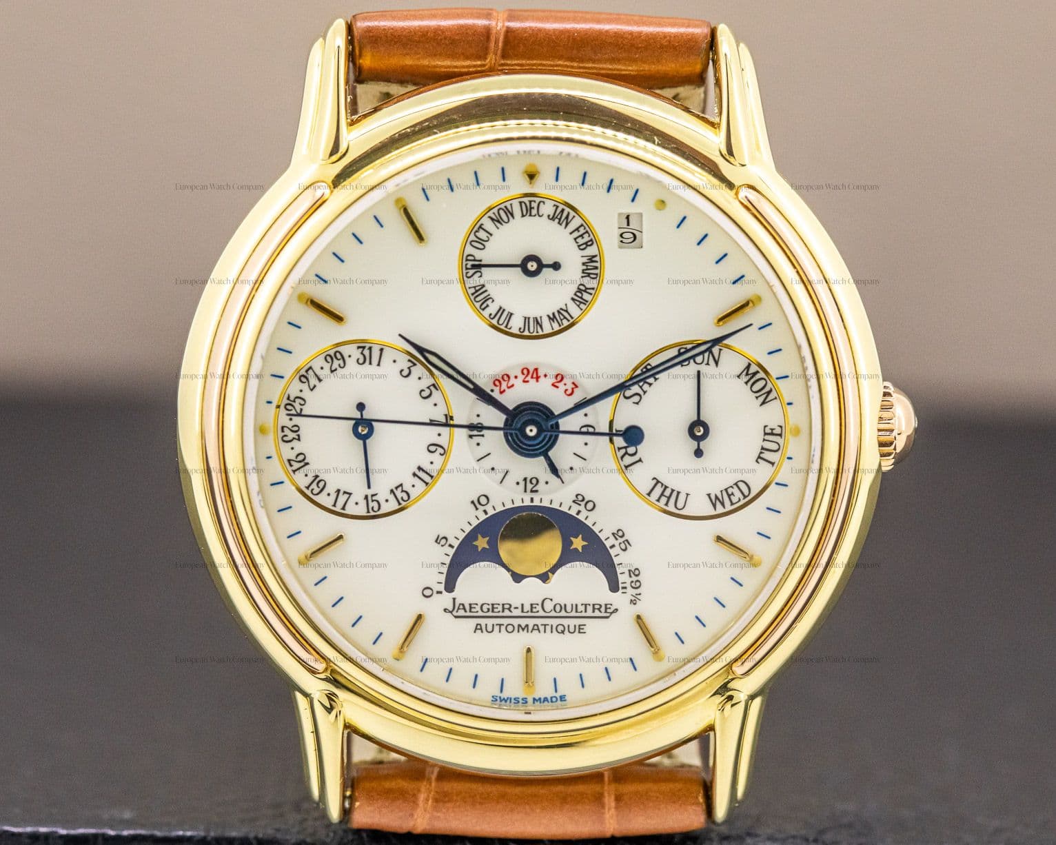 Jaeger LeCoultre Odysseus Perpetual Calendar 18K Yellow & Rose Gold 
