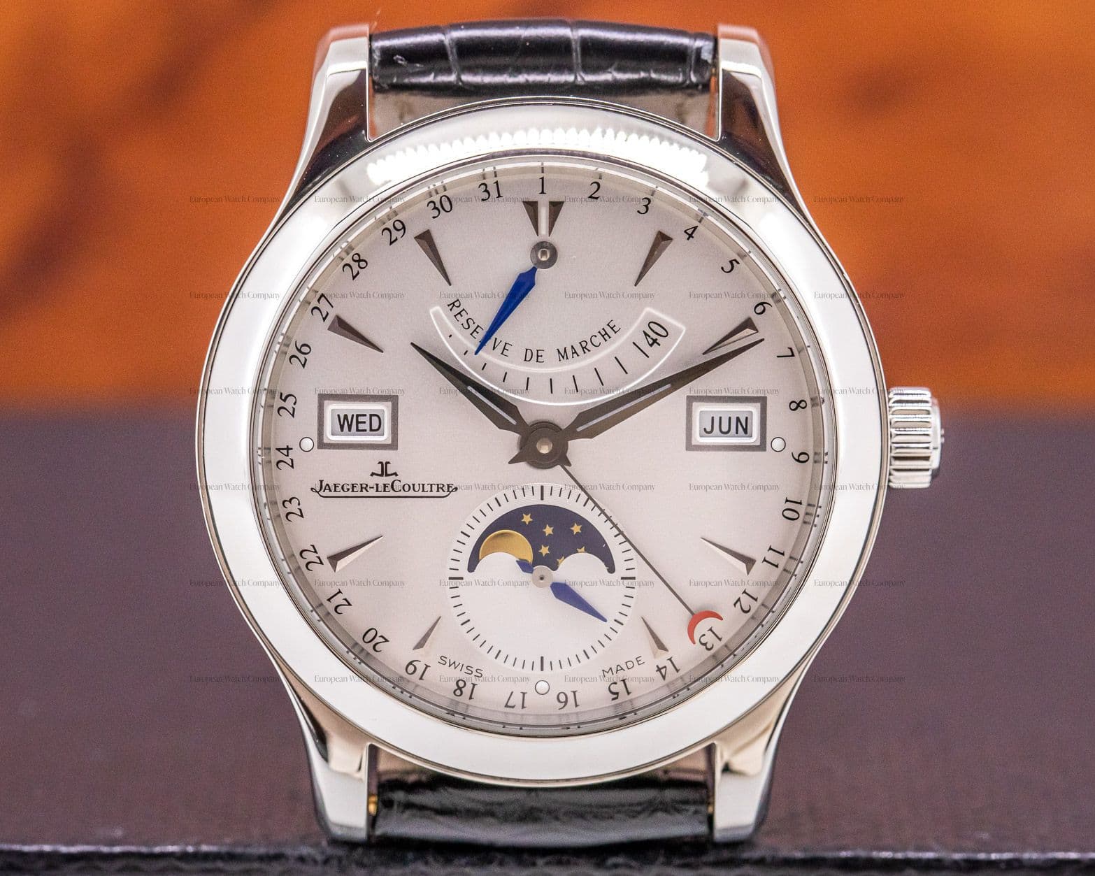 Jaeger LeCoultre Master Calendar SS Silver Dial