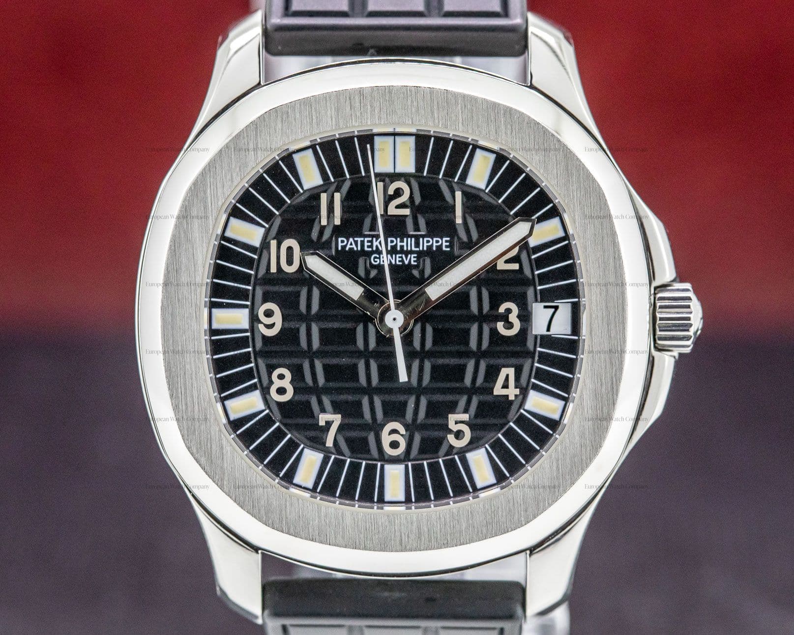 Patek Philippe Aquanaut Automatic Black Dial SS FULL SET