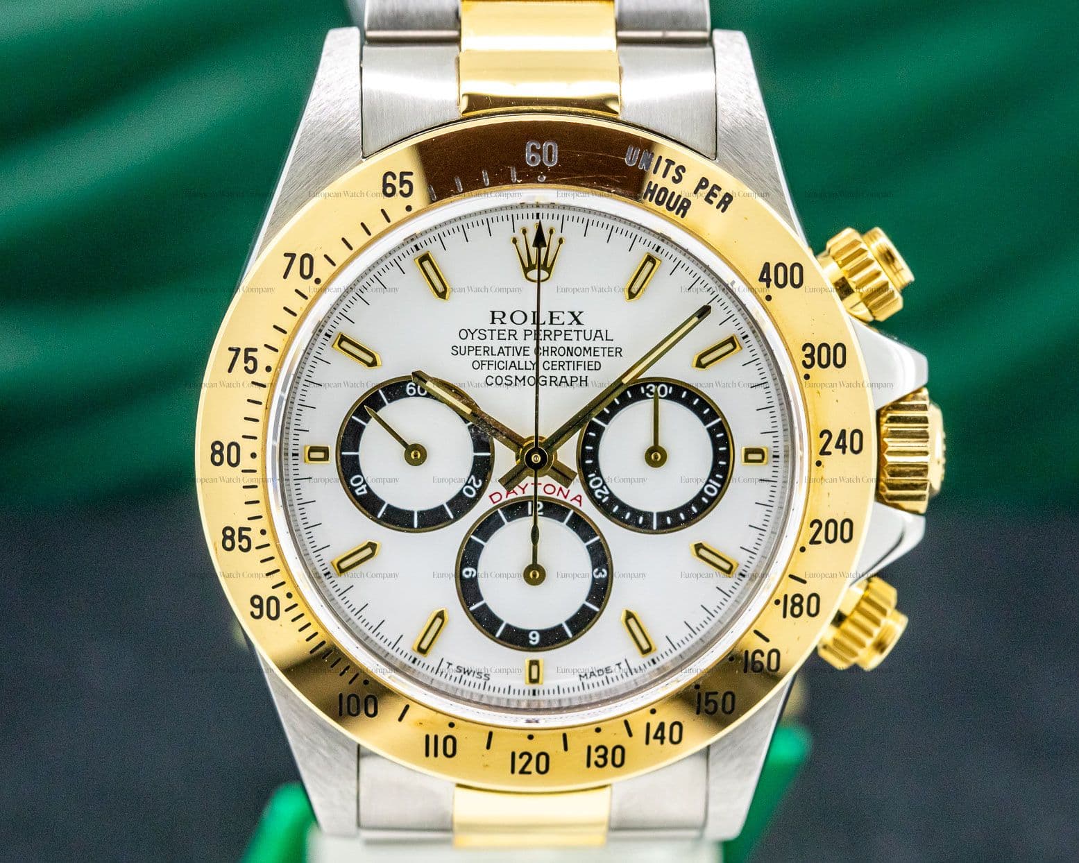 Rolex Zenith Daytona Cosmograph 18K Yellow Gold / SS NEW OLD STOCK
