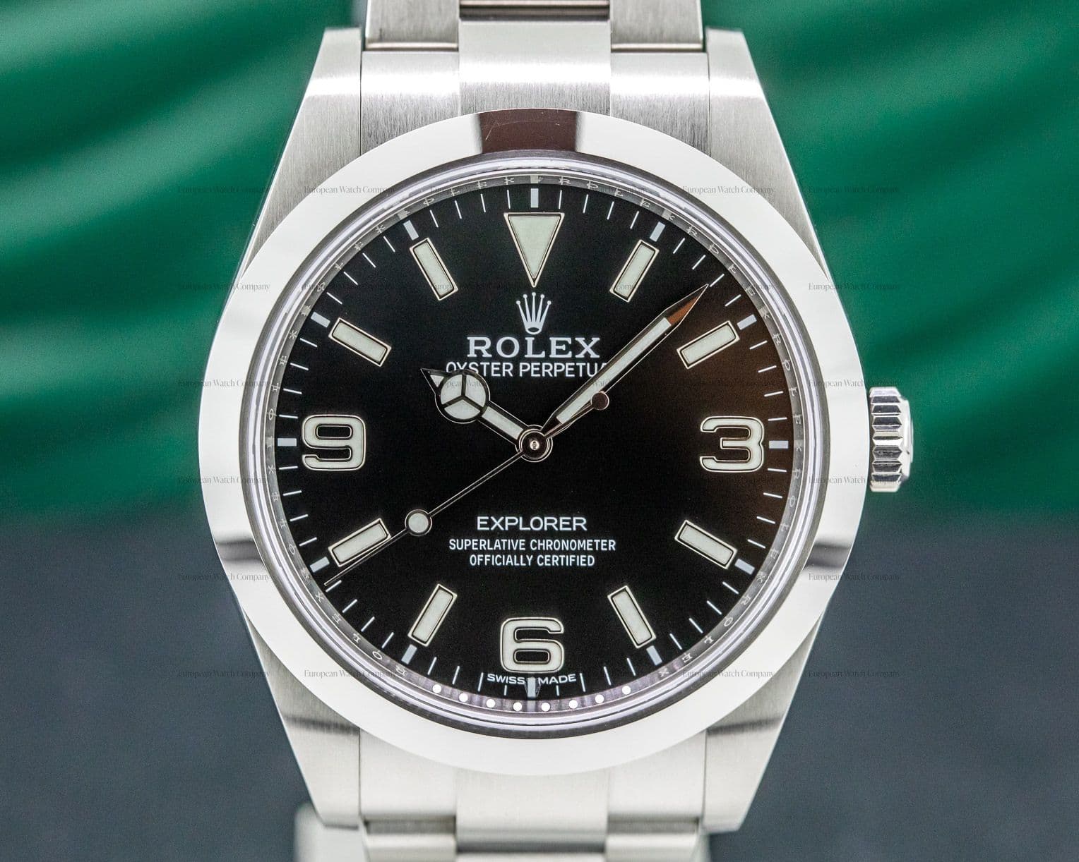 Rolex Explorer I Black Dial 39MM 