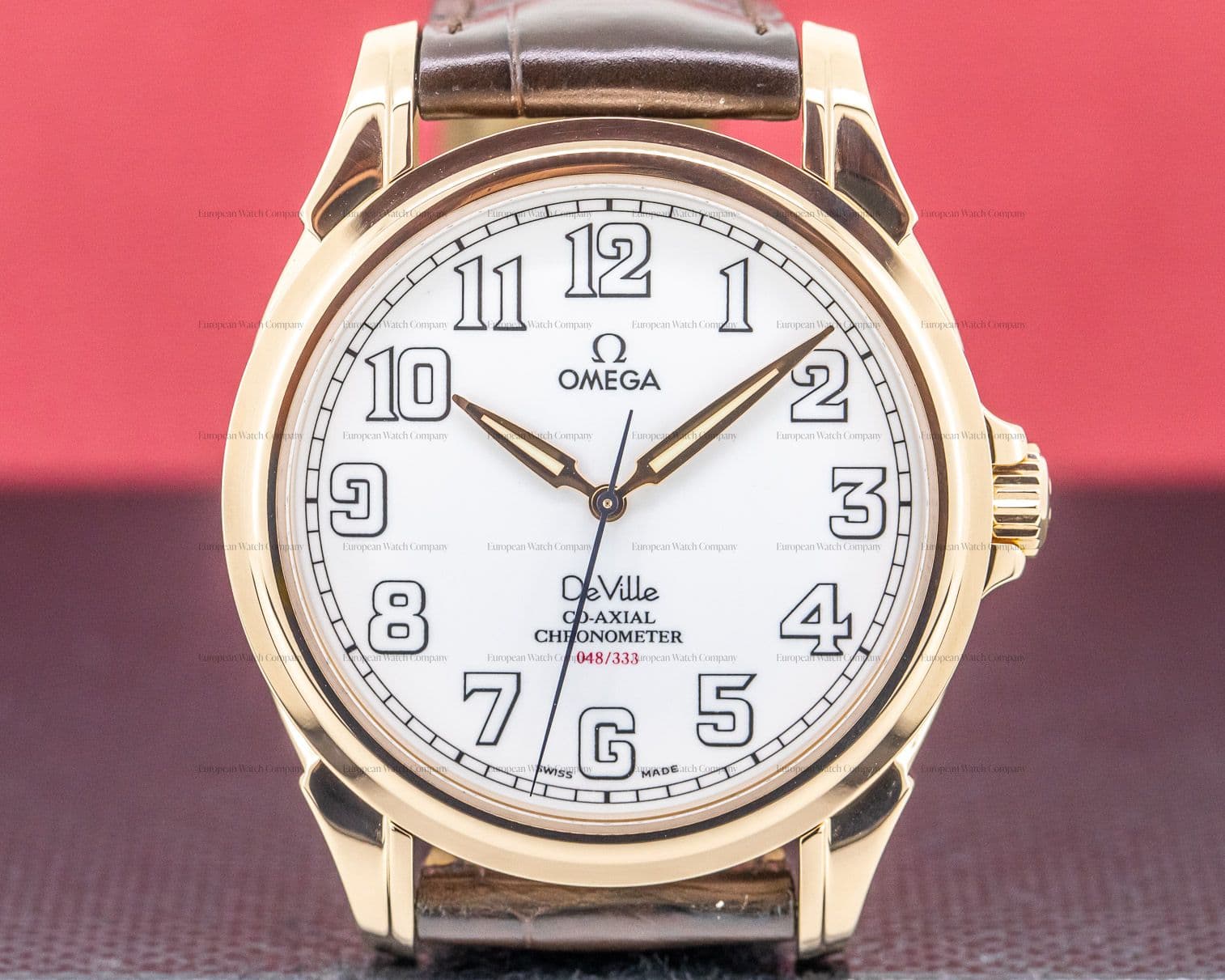Omega De Ville Co-Axial 18K Rose Gold Limited Edition 44MM 