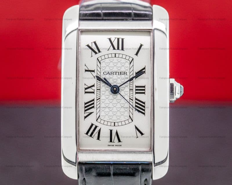 Cartier American Tank XL White Gold