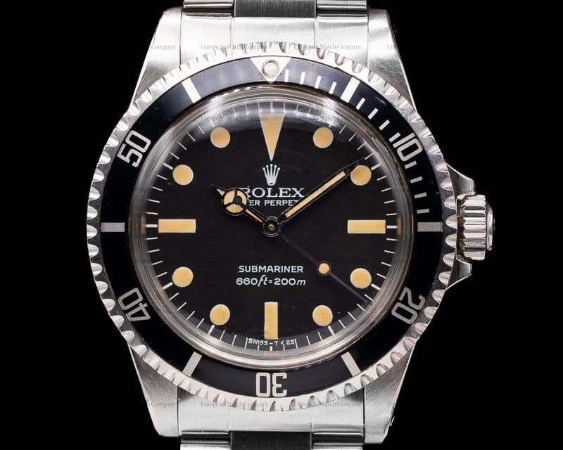 Rolex Vintage Submariner 5513 Maxi Matte Dial NICE 