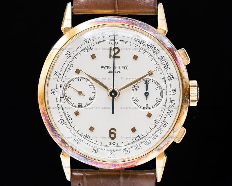 Patek Philippe 1579 Vintage Chronograph 18K Yellow INCREDIBLE PATINA 